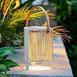 HESPERIDE - Lampe Liny solaire argile H22cm - vignette