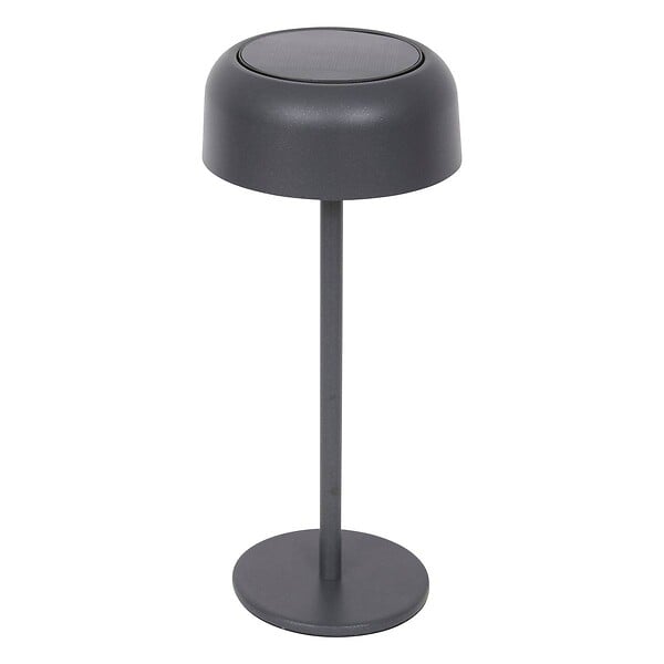 HESPERIDE - Lampe Bolty solaire gris graphite H30cm - large