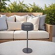 HESPERIDE - Lampe Bolty solaire gris graphite H30cm - vignette