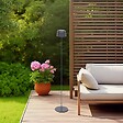 HESPERIDE - Lampadaire Bolty solaire gris graphite H120cm - vignette