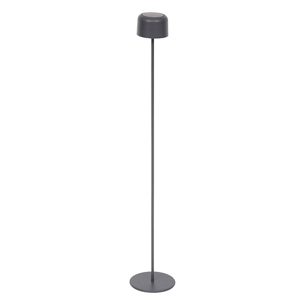 HESPERIDE - Lampadaire Bolty solaire gris graphite H120cm - large