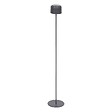 HESPERIDE - Lampadaire Bolty solaire gris graphite H120cm - vignette