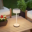 HESPERIDE - Lampe Bolty solaire argile H30cm - vignette