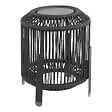 HESPERIDE - Lanterne Liny solaire gris H36cm - vignette