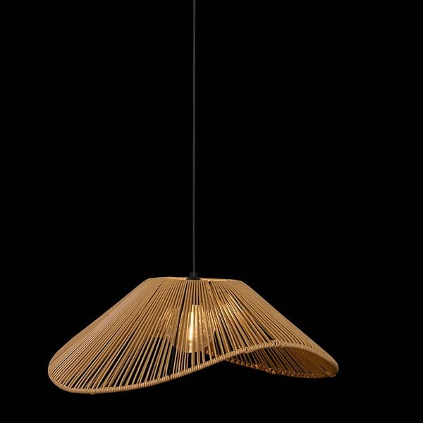 ATMOSPHERA - Suspension extérieure Myha sans ampoule 45x40x170cm beige - large