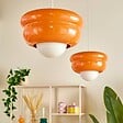 ATMOSPHERA - Suspension Patty orange D28cm - vignette