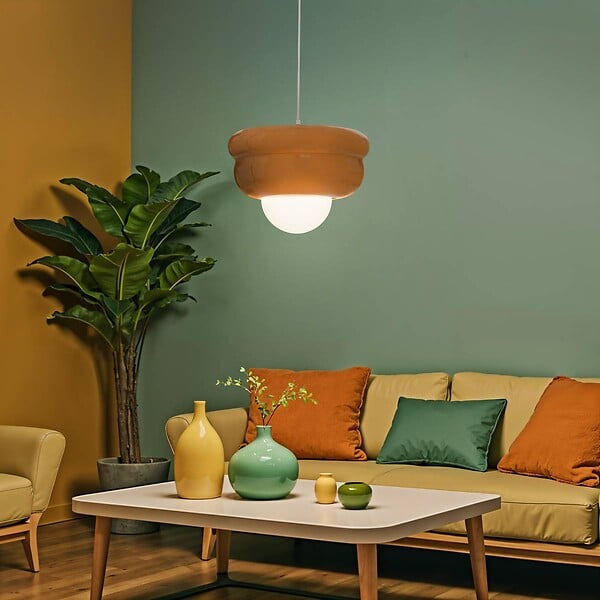 ATMOSPHERA - Suspension Patty orange D28cm - large
