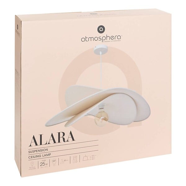 ATMOSPHERA - Suspension Alara beige lin D69cm - large