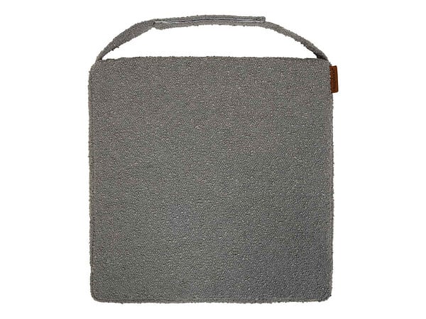 HESPERIDE - Galette de chaise Solfia Ardoise - 40 x 40 cm - Hespéride - large