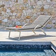 HESPERIDE - Coussin de transat Solfia gris ardoise - vignette