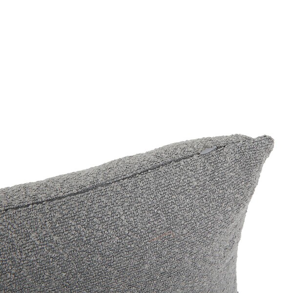 HESPERIDE - Coussin déco Solfia gris ardoise 45x45cm - large