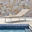 HESPERIDE - Coussin de transat Solfia café - vignette