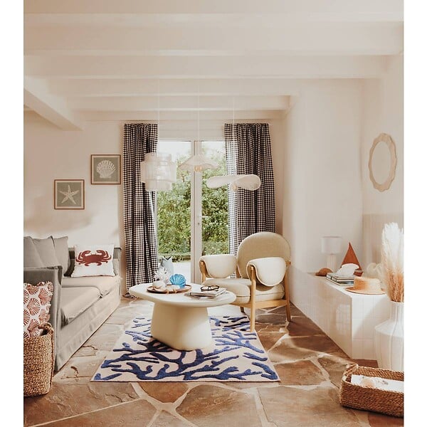 ATMOSPHERA - Tapis Oceania 120x170cm bleu - large