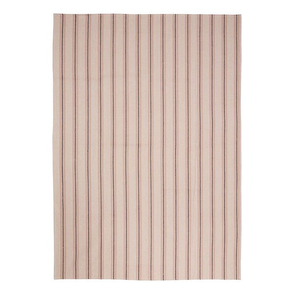 ATMOSPHERA - Tapis Groove 170x120cm rayé bleu navy - large