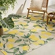 ATMOSPHERA - Tapis d'extérieur Kepa 300x200cm motif citrons - vignette