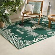 ATMOSPHERA - Tapis d'extérieur The palm resort 160x230cm vert foncé - vignette