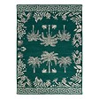 ATMOSPHERA - Tapis d'extérieur The palm resort 160x230cm vert foncé - vignette