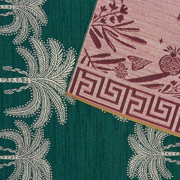 ATMOSPHERA - Tapis d'extérieur The palm resort 160x230cm vert foncé - large