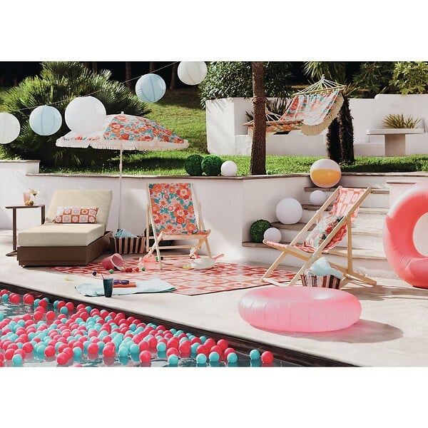 ATMOSPHERA - Tapis d'extérieur Cha Cha Pop 160x230cm rose - large