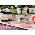 ATMOSPHERA - Tapis d'extérieur Cha Cha Pop 160x230cm rose - vignette