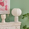 ATMOSPHERA - Lampe Tobie H33cm blanc - vignette