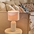 ATMOSPHERA - Lampe à poser Fernan blanc H36cm - vignette