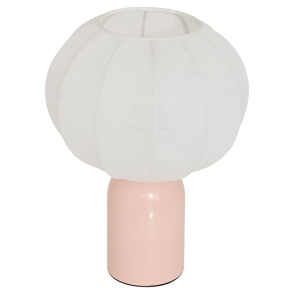 ATMOSPHERA - Lampe Tobie H33cm rose - large