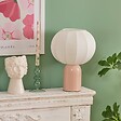 ATMOSPHERA - Lampe Tobie H33cm rose - vignette