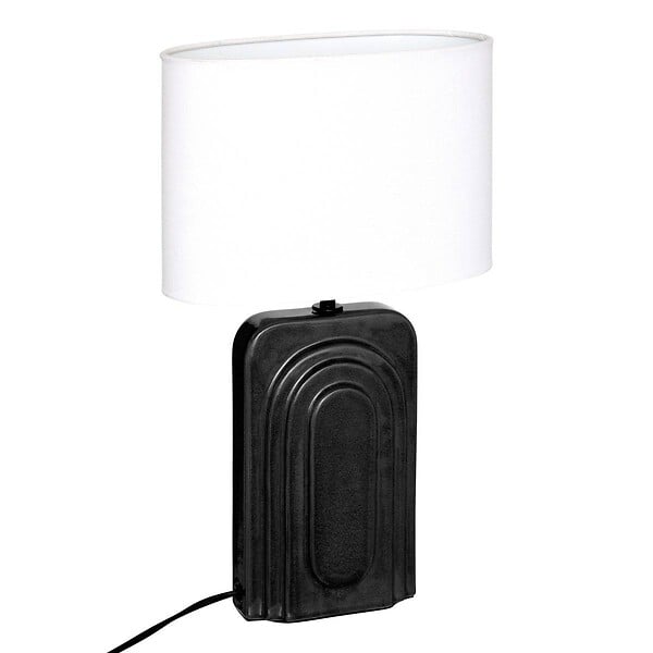 ATMOSPHERA - Lampe Monia H42cm noir - large