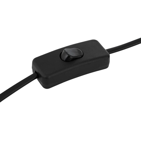 ATMOSPHERA - Lampe Monia H42cm noir - large