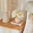 ATMOSPHERA - Lampe à poser Blanca beige lin - vignette