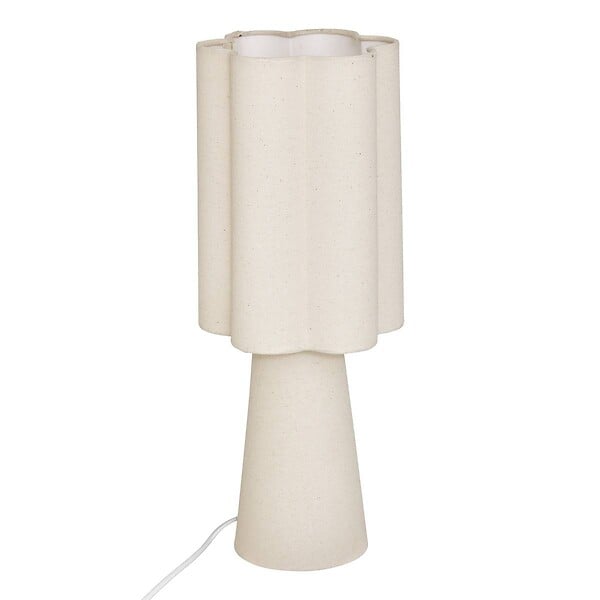 ATMOSPHERA - Lampe à poser Blanca beige lin - large