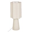 ATMOSPHERA - Lampe à poser Blanca beige lin - vignette