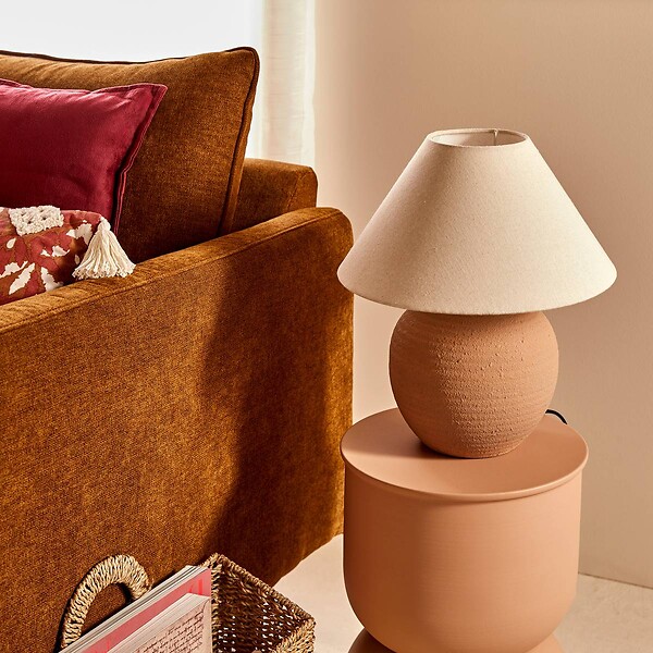 ATMOSPHERA - Lampe à poser Seiya terracotta - large