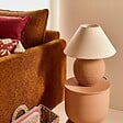 ATMOSPHERA - Lampe à poser Seiya terracotta - vignette