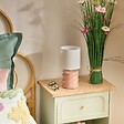 ATMOSPHERA - Lampe Noly H27cm peche - vignette
