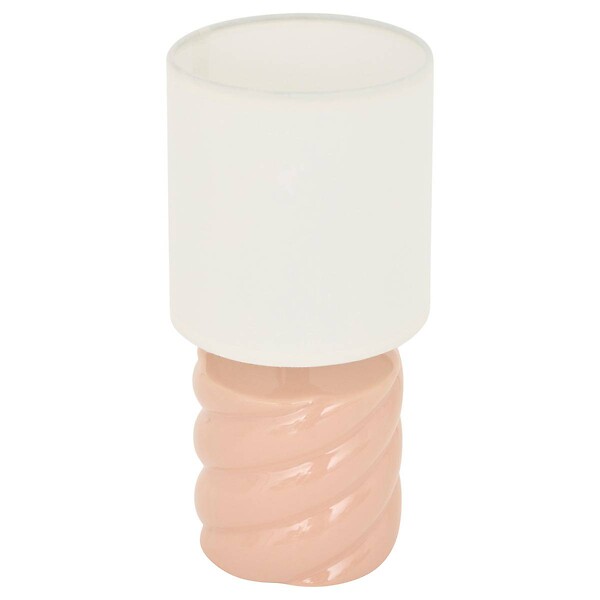 ATMOSPHERA - Lampe Noly H27cm peche - large