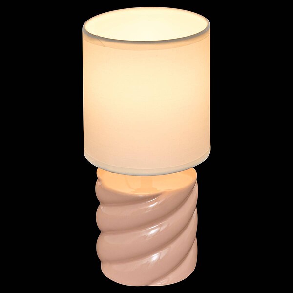 ATMOSPHERA - Lampe Noly H27cm peche - large