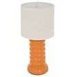 ATMOSPHERA - Lampe Vinas orange H33cm - vignette