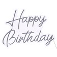 ATMOSPHERA - Néon LED "Happy birthday" 31x42cm - vignette