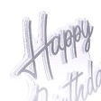 ATMOSPHERA - Néon LED "Happy birthday" 31x42cm - vignette