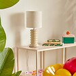 ATMOSPHERA - Lampe Vinas beige H33cm - vignette