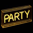 ATMOSPHERA - Néon LED à poser "Party" 23x12,5cm - vignette
