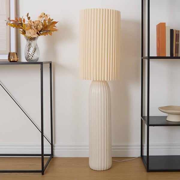 ATMOSPHERA - Lampadaire Kenan beige H122cm - large
