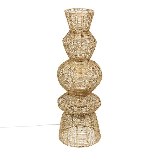 ATMOSPHERA - Lampadaire Titus beige H109cm - large