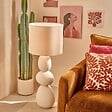 ATMOSPHERA - Lampadaire Alitha beige H100cm - vignette