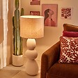 ATMOSPHERA - Lampadaire Alitha beige H100cm - vignette