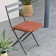 HESPERIDE - Galette de chaise Solfi 40x40cma acajou - vignette