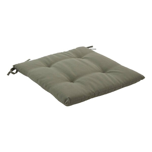 HESPERIDE - Galette de chaise Korai vert laurier 40x40cm - large