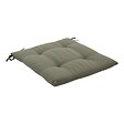 HESPERIDE - Galette de chaise Korai vert laurier 40x40cm - vignette